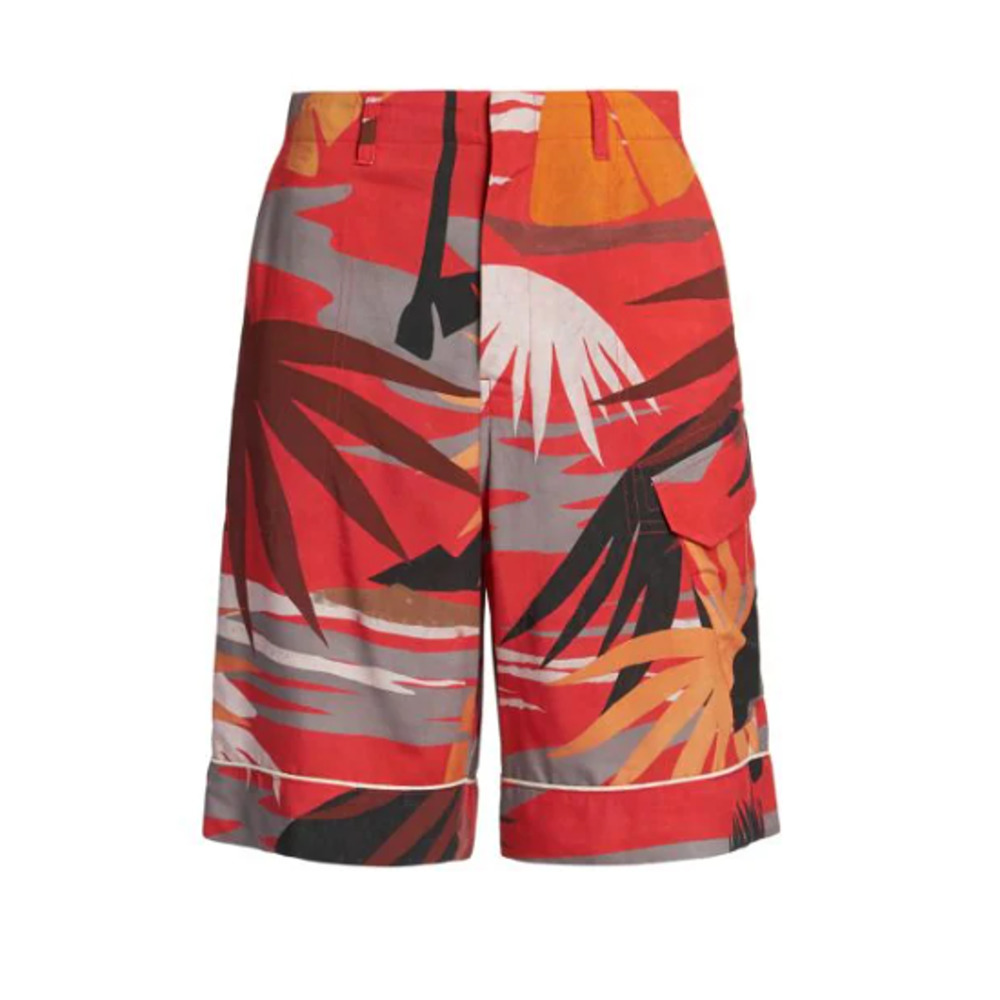 Palm Angels Shorts Men Size XS Red‎ Swim Hawaiian Brief Swim-short Trunk